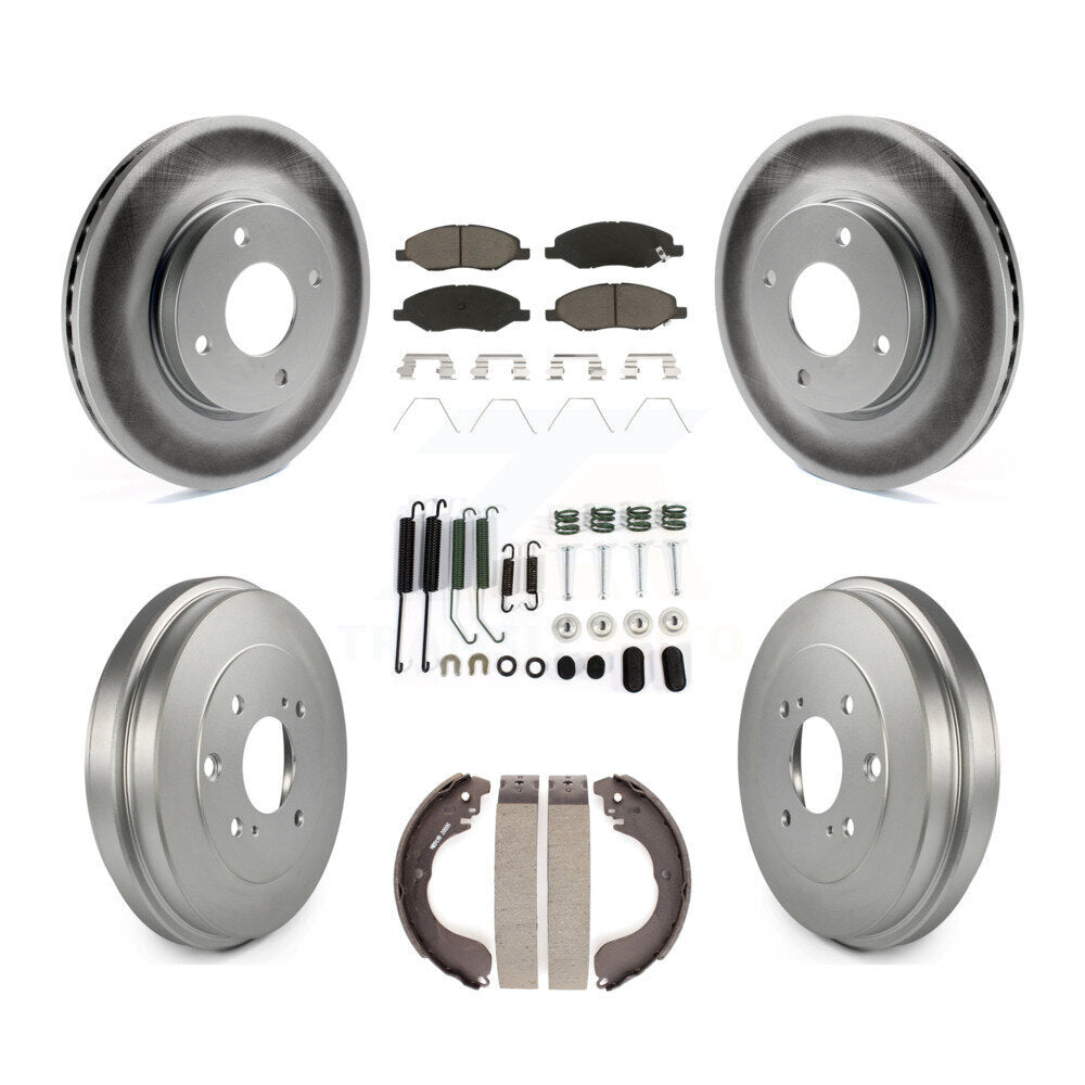 Coated Disc Rotors and Ceramic Brake Pads Kit-KGC-101930 - Kit.bestparts.ca