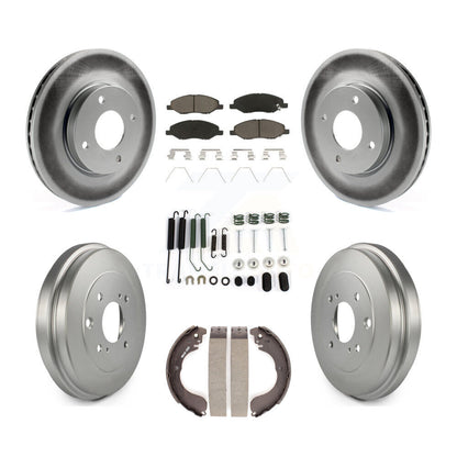 Coated Disc Rotors and Ceramic Brake Pads Kit-KGC-101930 - Kit.bestparts.ca
