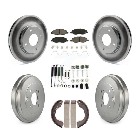 Coated Disc Rotors and Ceramic Brake Pads Kit-KGC-101930 - Kit.bestparts.ca