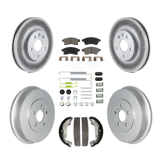 Coated Disc Rotors and Ceramic Brake Pads Kit-KGC-101932 - Kit.bestparts.ca