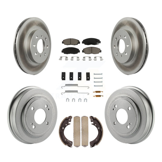 Coated Disc Rotors and Ceramic Brake Pads Kit-KGC-101935 - Kit.bestparts.ca