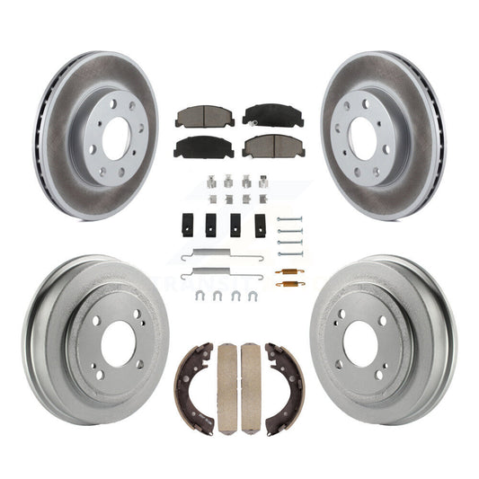 Coated Disc Rotors and Ceramic Brake Pads Kit-KGC-101936 - Kit.bestparts.ca