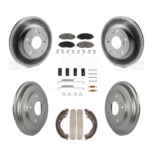 Coated Disc Rotors and Ceramic Brake Pads Kit-KGC-101937 - Kit.bestparts.ca
