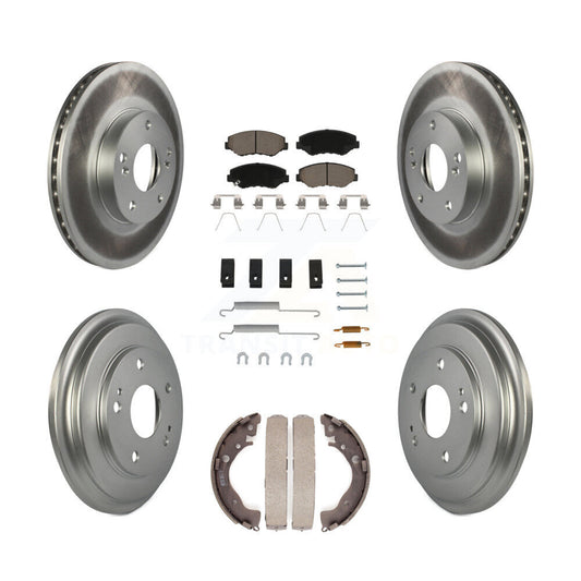 Coated Disc Rotors and Ceramic Brake Pads Kit-KGC-101938 - Kit.bestparts.ca