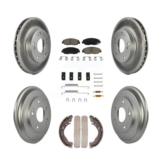 Coated Disc Rotors and Ceramic Brake Pads Kit-KGC-101942 - Kit.bestparts.ca