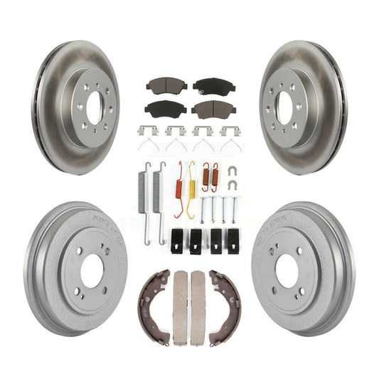 Coated Disc Rotors and Ceramic Brake Pads Kit-KGC-101947 - Kit.bestparts.ca