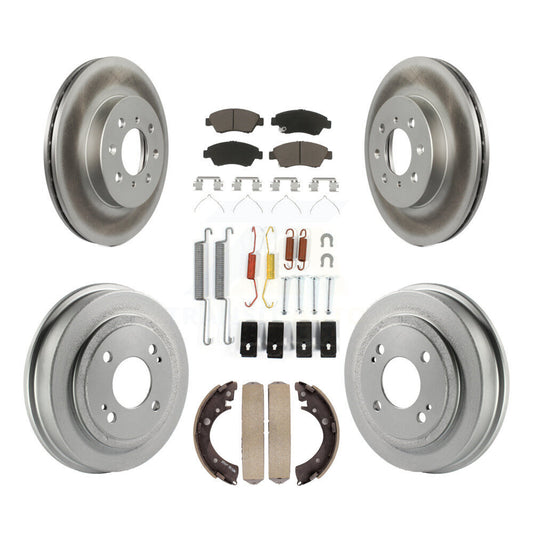 Coated Disc Rotors and Ceramic Brake Pads Kit-KGC-101948 - Kit.bestparts.ca