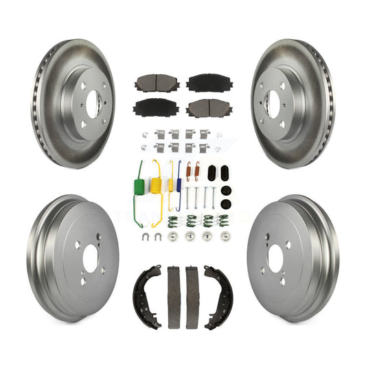 Coated Disc Rotors and Ceramic Brake Pads Kit-KGC-101950 - Kit.bestparts.ca