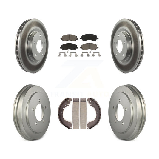 Coated Disc Rotors and Ceramic Brake Pads Kit-KGC-101958 - Kit.bestparts.ca