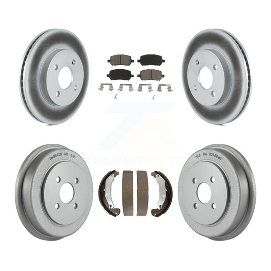Coated Disc Rotors and Ceramic Brake Pads Kit-KGC-101959 - Kit.bestparts.ca