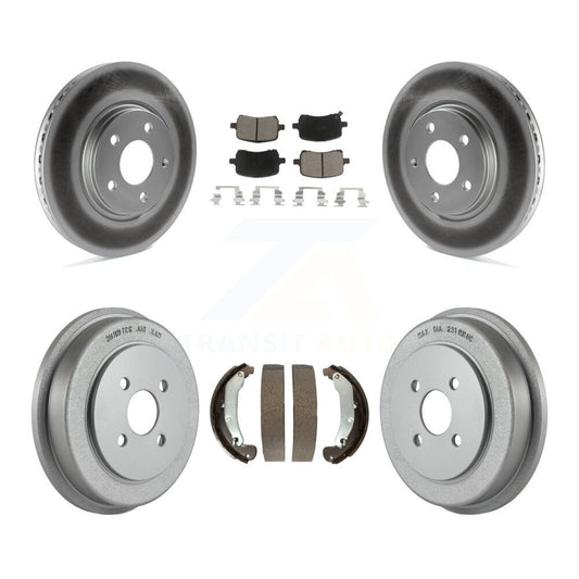 Coated Disc Rotors and Ceramic Brake Pads Kit-KGC-101960 - Kit.bestparts.ca