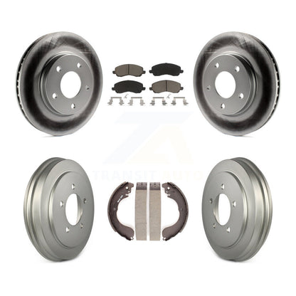 Coated Disc Rotors and Ceramic Brake Pads Kit-KGC-101967 - Kit.bestparts.ca