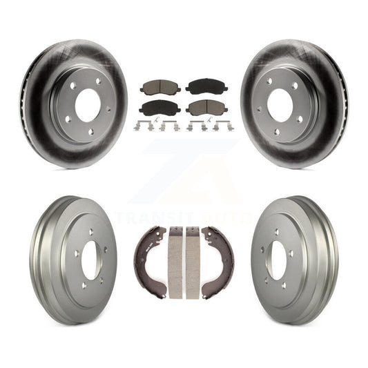 Coated Disc Rotors and Ceramic Brake Pads Kit-KGC-101967 - Kit.bestparts.ca