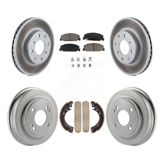 Coated Disc Rotors and Ceramic Brake Pads Kit-KGC-101969 - Kit.bestparts.ca
