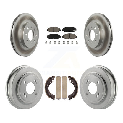Coated Disc Rotors and Ceramic Brake Pads Kit-KGC-101970 - Kit.bestparts.ca