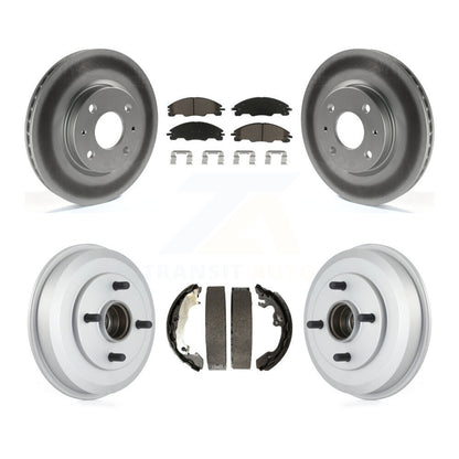 Coated Disc Rotors and Ceramic Brake Pads Kit-KGC-101972 - Kit.bestparts.ca