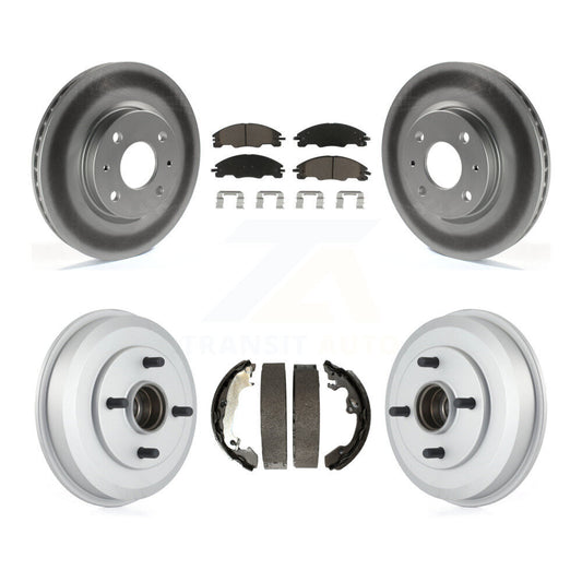 Coated Disc Rotors and Ceramic Brake Pads Kit-KGC-101972 - Kit.bestparts.ca
