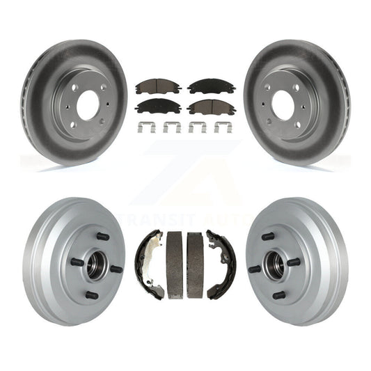 Coated Disc Rotors and Ceramic Brake Pads Kit-KGC-101973 - Kit.bestparts.ca