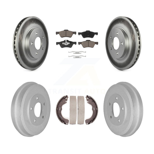 Coated Disc Rotors and Ceramic Brake Pads Kit-KGC-101974 - Kit.bestparts.ca