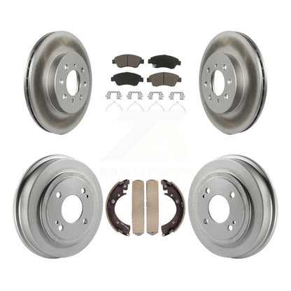 Coated Disc Rotors and Ceramic Brake Pads Kit-KGC-101978 - Kit.bestparts.ca