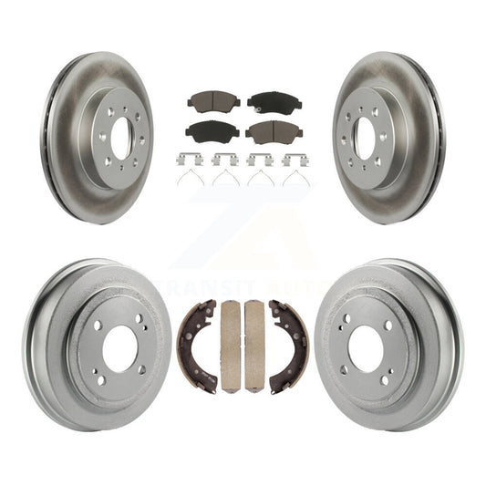 Coated Disc Rotors and Ceramic Brake Pads Kit-KGC-101978 - Kit.bestparts.ca