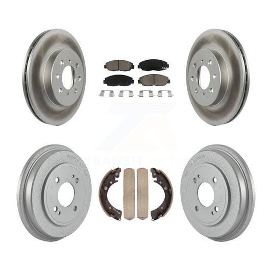 Coated Disc Rotors and Ceramic Brake Pads Kit-KGC-101980 - Kit.bestparts.ca