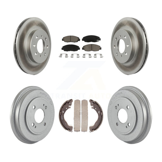Coated Disc Rotors and Ceramic Brake Pads Kit-KGC-101981 - Kit.bestparts.ca
