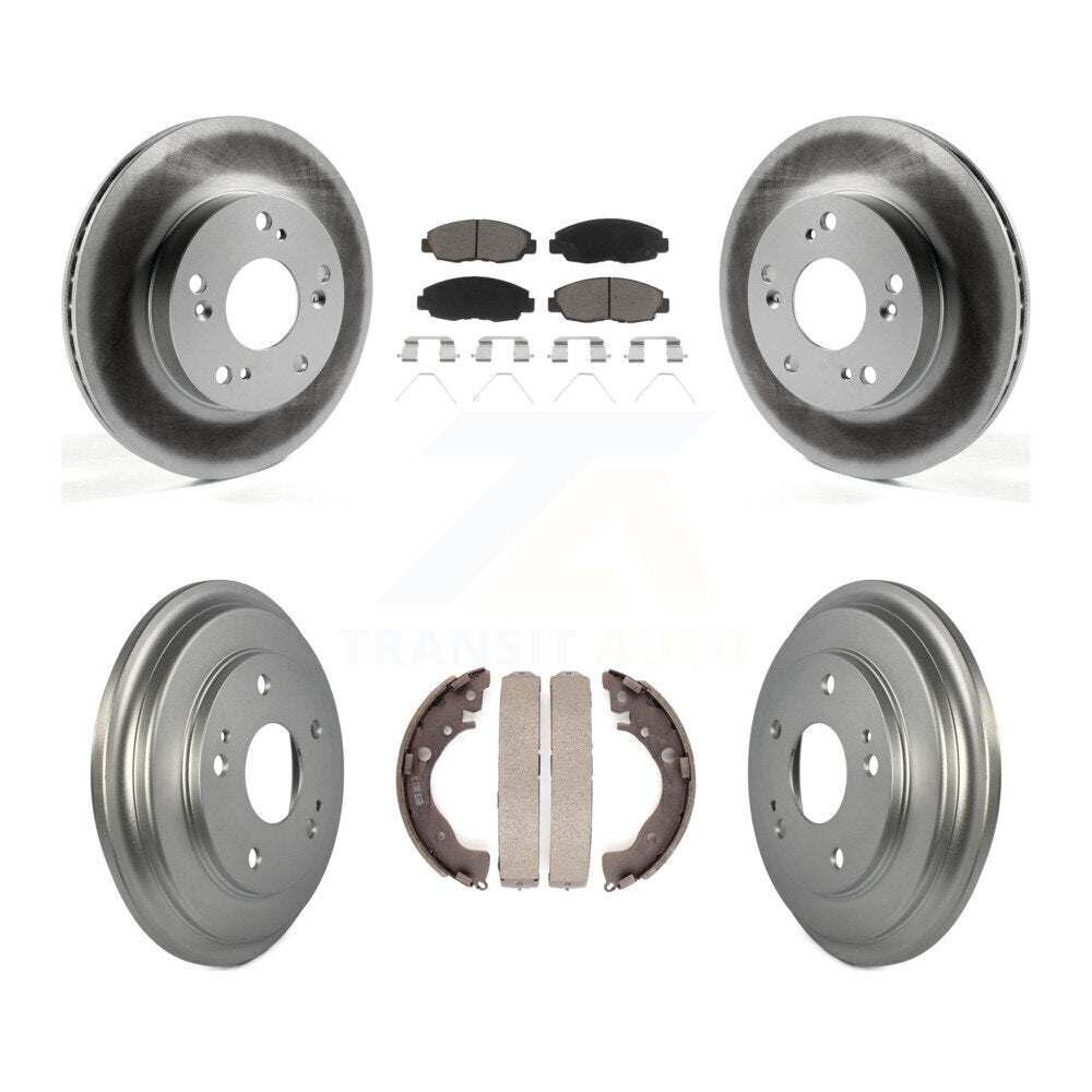 Coated Disc Rotors and Ceramic Brake Pads Kit-KGC-101984 - Kit.bestparts.ca