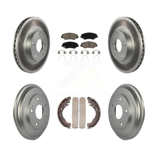 Coated Disc Rotors and Ceramic Brake Pads Kit-KGC-101985 - Kit.bestparts.ca