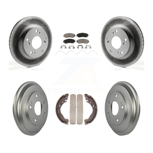 Coated Disc Rotors and Ceramic Brake Pads Kit-KGC-101986 - Kit.bestparts.ca