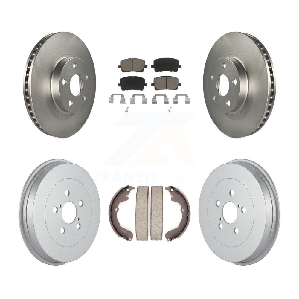 coated disc rotors and ceramic brake pads-kgc-101988 - Kit.bestparts.ca