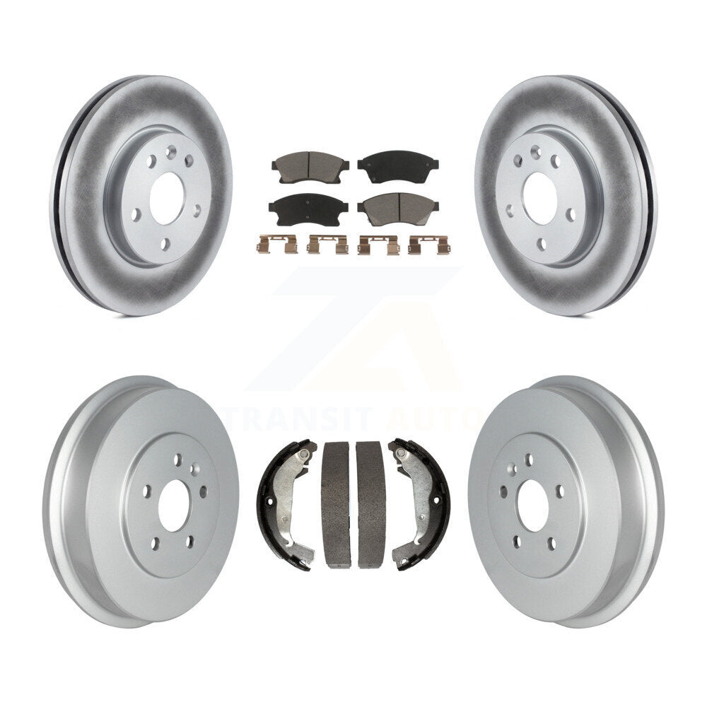 Coated Disc Rotors and Ceramic Brake Pads Kit-KGC-101992 - Kit.bestparts.ca