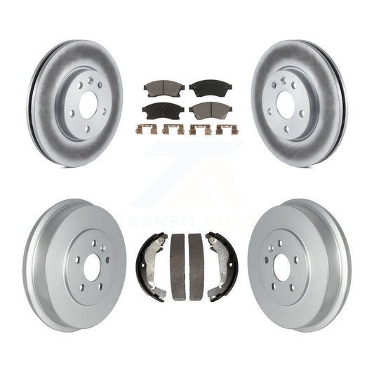 Coated Disc Rotors and Ceramic Brake Pads Kit-KGC-101992 - Kit.bestparts.ca