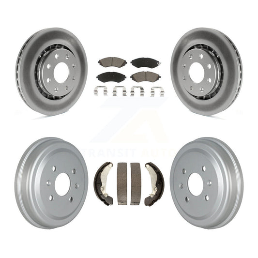 Coated Disc Rotors and Ceramic Brake Pads Kit-KGC-101993 - Kit.bestparts.ca