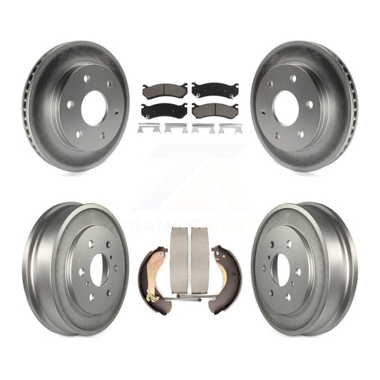 Coated Disc Rotors and Ceramic Brake Pads Kit-KGC-101998 - Kit.bestparts.ca
