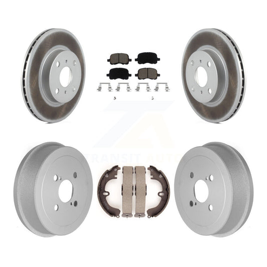 Coated Disc Rotors and Ceramic Brake Pads Kit-KGC-102004 - Kit.bestparts.ca