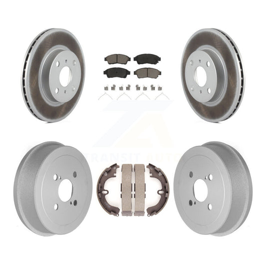 Coated Disc Rotors and Ceramic Brake Pads Kit-KGC-102006 - Kit.bestparts.ca