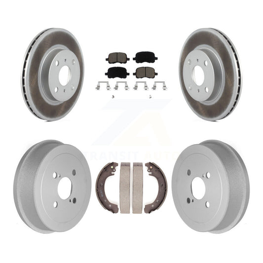 Coated Disc Rotors and Ceramic Brake Pads Kit-KGC-102007 - Kit.bestparts.ca