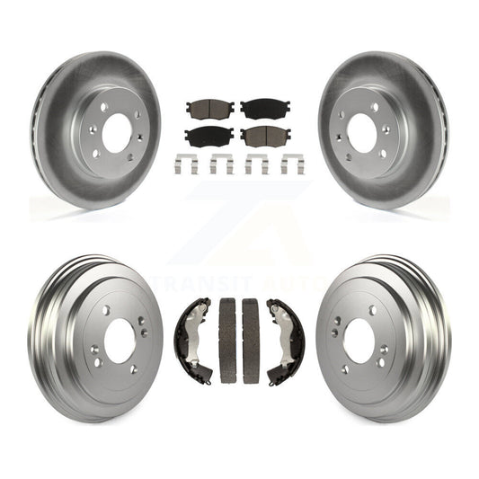 Coated Disc Rotors and Ceramic Brake Pads Kit-KGC-102008 - Kit.bestparts.ca