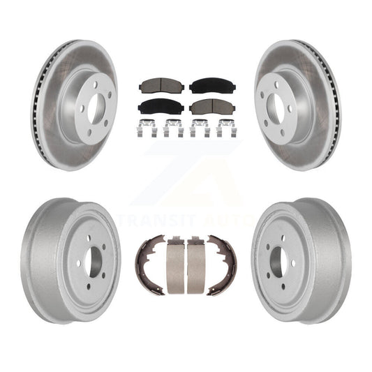 Coated Disc Rotors and Ceramic Brake Pads Kit-KGC-102012 - Kit.bestparts.ca