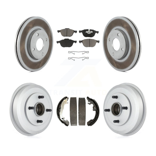 Coated Disc Rotors and Ceramic Brake Pads Kit-KGC-102019 - Kit.bestparts.ca
