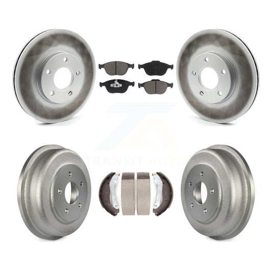 Coated Disc Rotors and Ceramic Brake Pads Kit-KGC-102023 - Kit.bestparts.ca