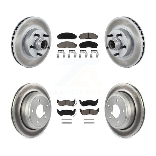 Coated Disc Rotors and Ceramic Brake Pads Kit-KGC-102033 - Kit.bestparts.ca