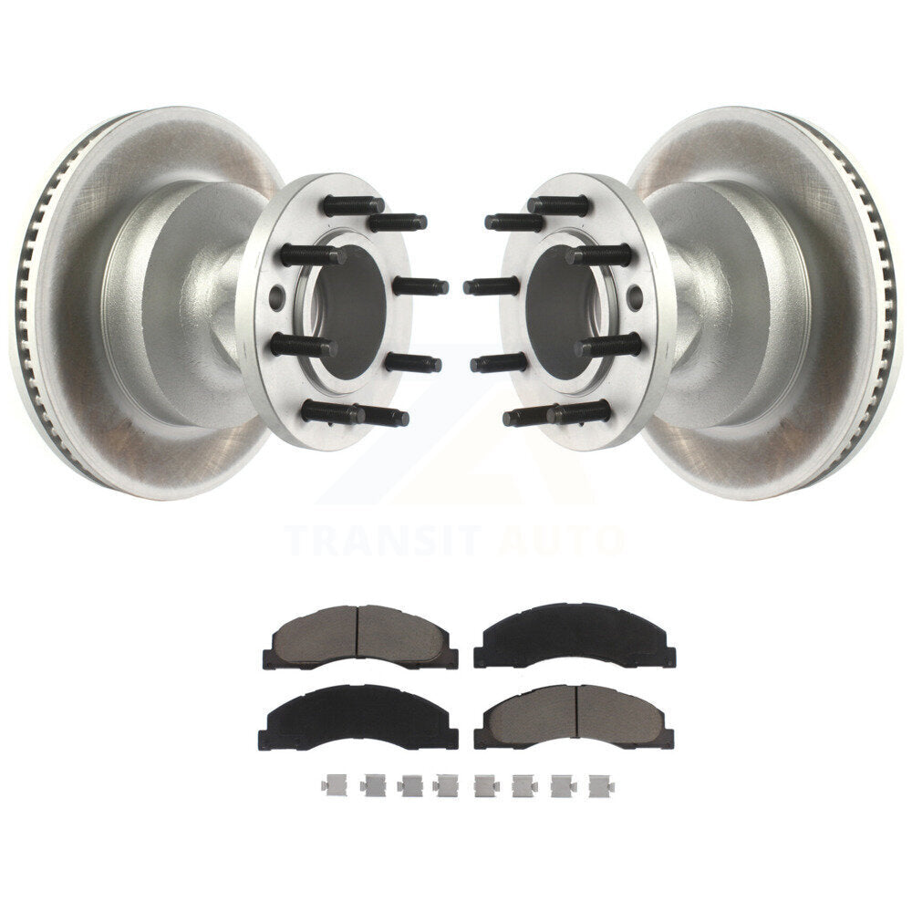 Coated Disc Rotors and Ceramic Brake Pads Kit-KGC-102042 - Kit.bestparts.ca