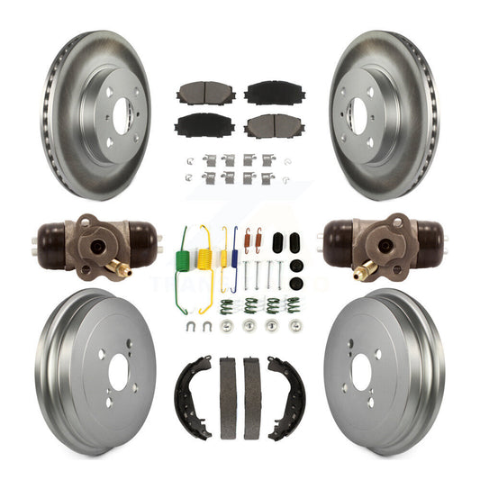 Coated Disc Rotors and Ceramic Brake Pads Kit-KGC-102053 - Kit.bestparts.ca