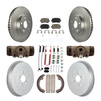 coated disc rotors and ceramic brake pads-kgc-102059 - Kit.bestparts.ca