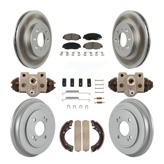 Coated Disc Rotors and Ceramic Brake Pads Kit-KGC-102063 - Kit.bestparts.ca