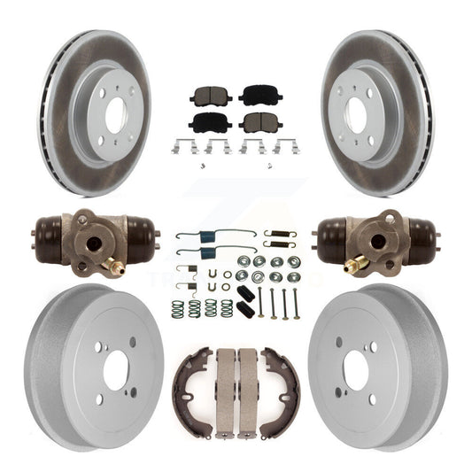 Coated Disc Rotors and Ceramic Brake Pads Kit-KGC-102067 - Kit.bestparts.ca
