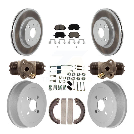 Coated Disc Rotors and Ceramic Brake Pads Kit-KGC-102068 - Kit.bestparts.ca