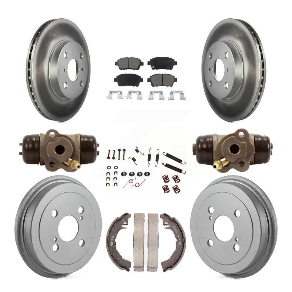 Coated Disc Rotors and Ceramic Brake Pads Kit-KGC-102069 - Kit.bestparts.ca